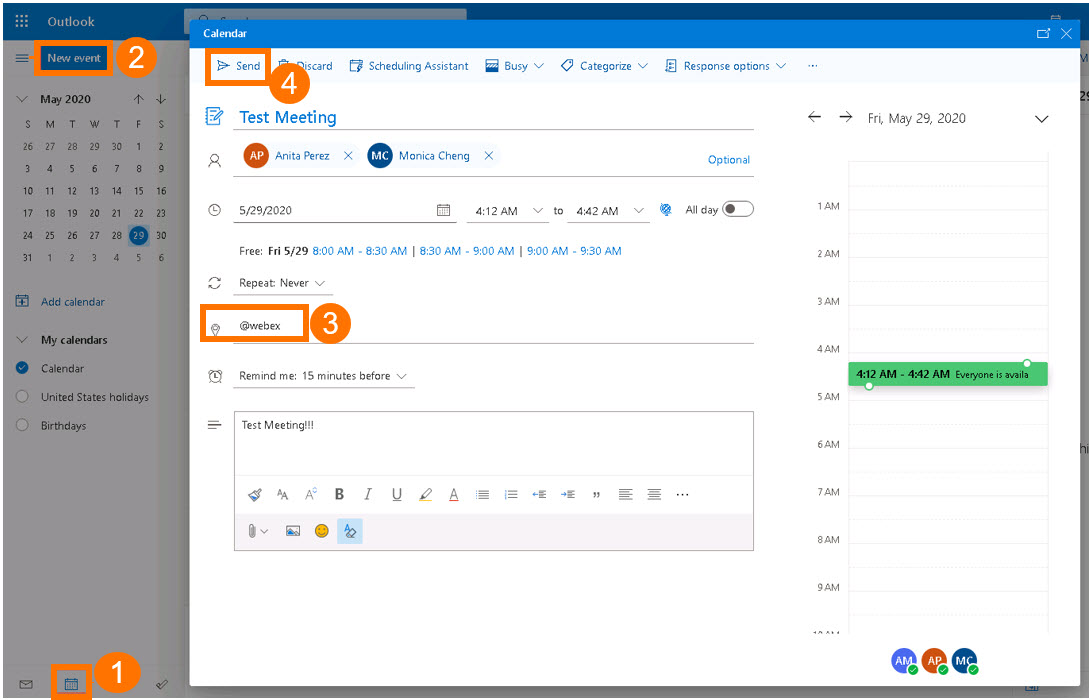 Cisco Calling and Meeting Integration with Microsoft Teams and Slack v1