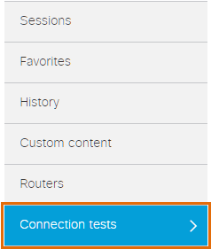 Connection Tests